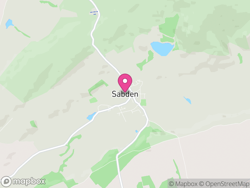 Map of Sabden, Ribble Valley