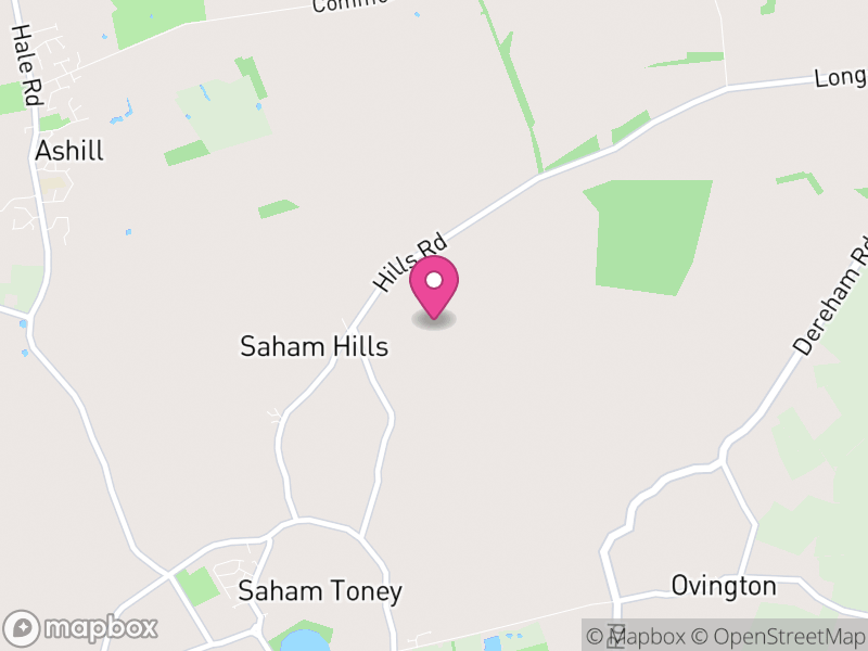 Map of Saham Toney, Breckland
