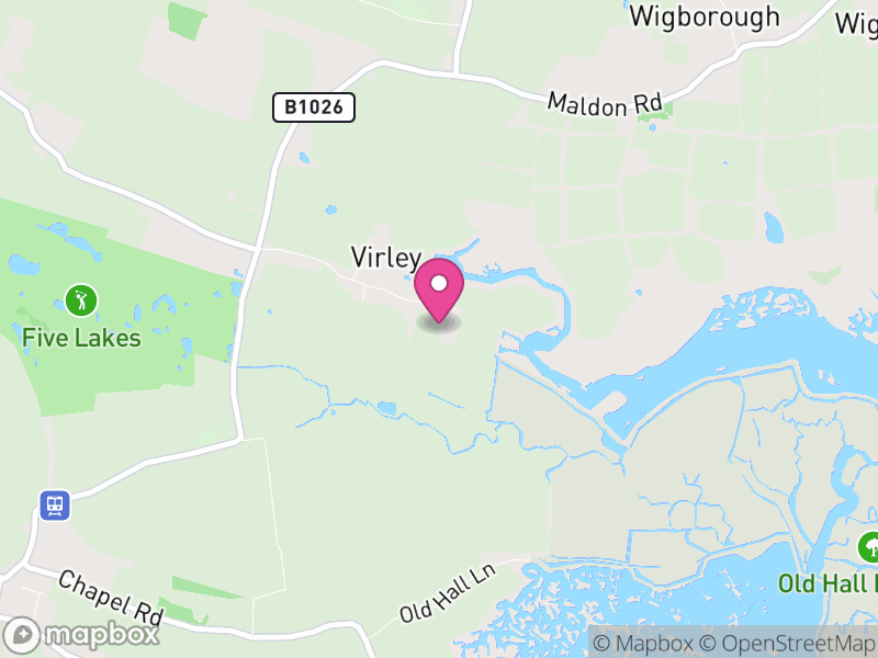 Map of Salcott, Colchester