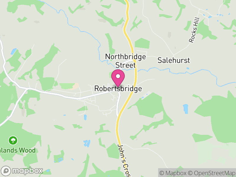 Map of Salehurst and Robertsbridge, Rother