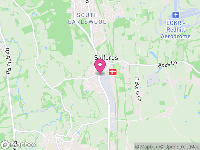 Map of Salfords