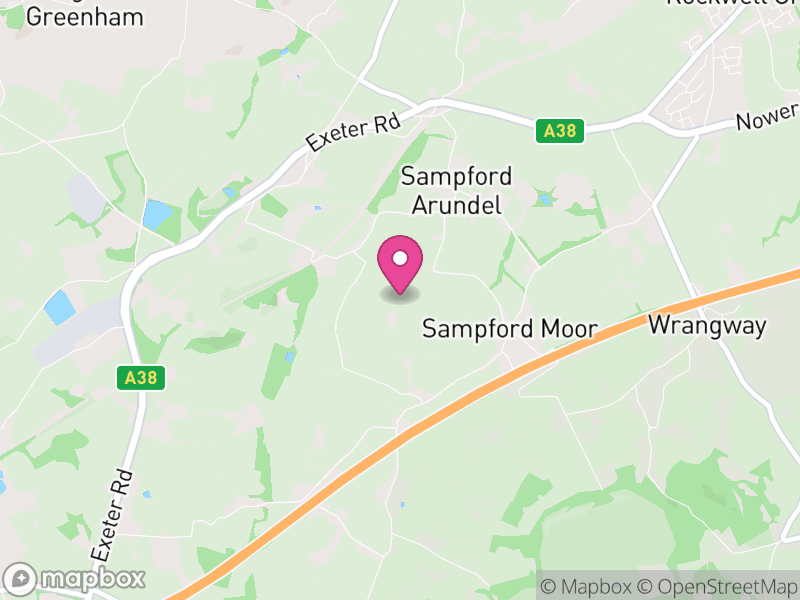 Map of Sampford Arundel, Somerset