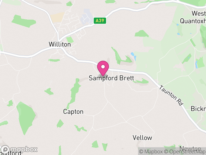 Map of Sampford Brett, Somerset