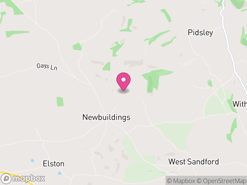 Map of Sandford, Mid Devon