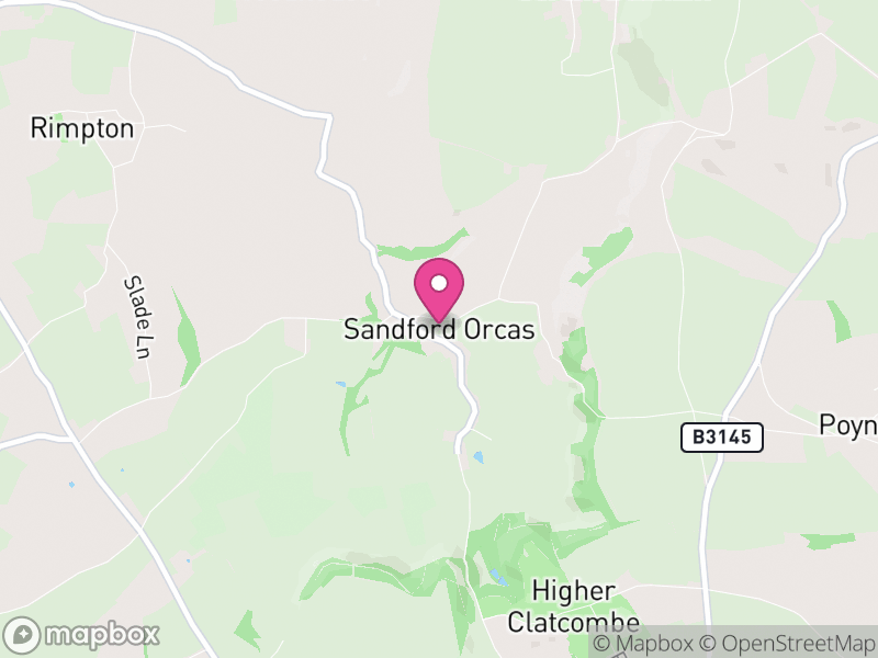 Map of Sandford Orcas, Dorset
