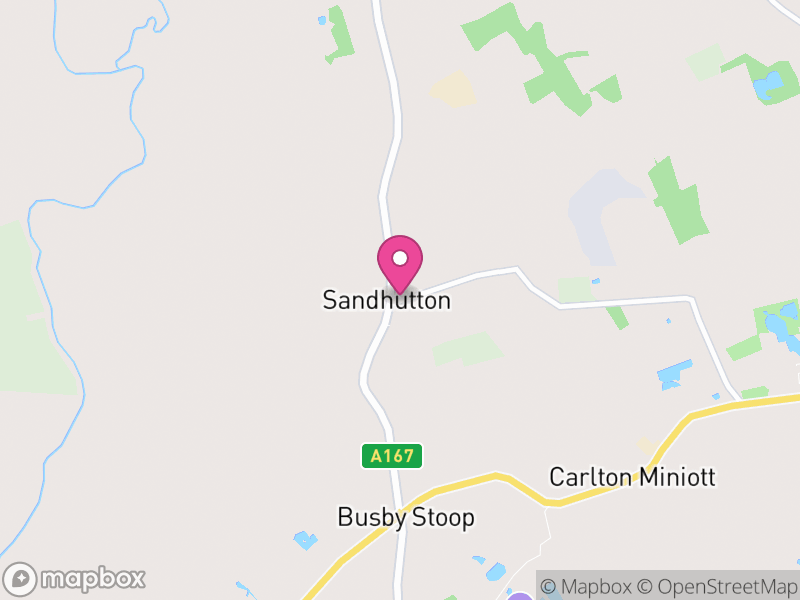 Map of Sandhutton, North Yorkshire