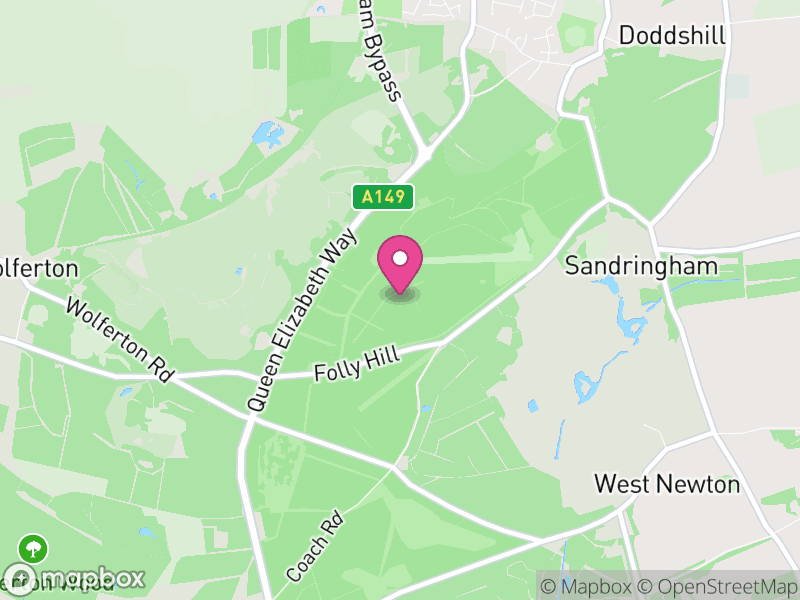 Map of Sandringham, King's Lynn and West Norfolk