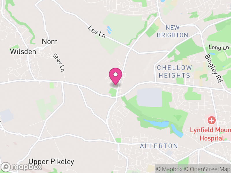 Map of Sandy Lane, Bradford