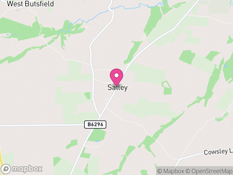Map of Satley, County Durham