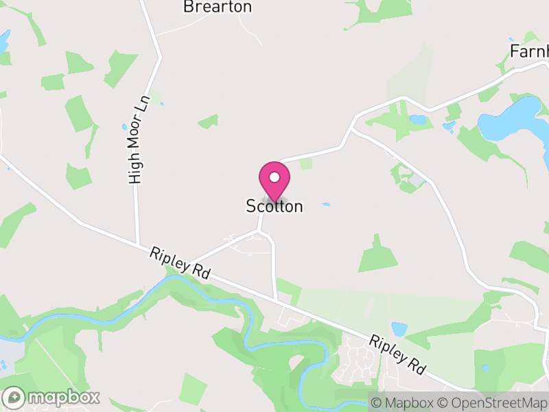 Map of Scotton, North Yorkshire