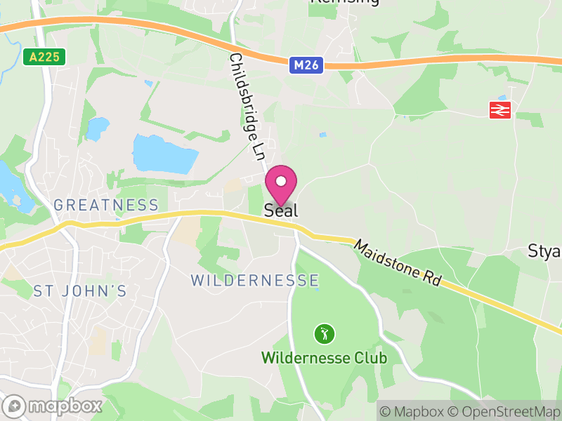 Map of Seal, Sevenoaks