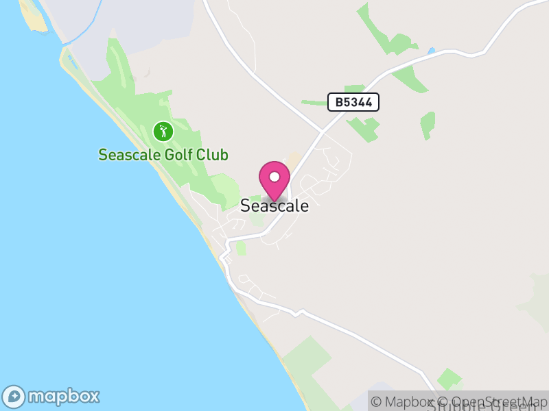 Map of Seascale, Cumberland