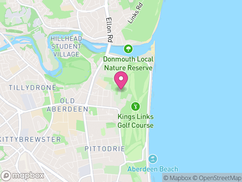 Map of Seaton and Linksfield, Aberdeen