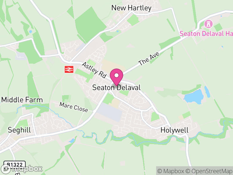 Map of Seaton Valley, Northumberland