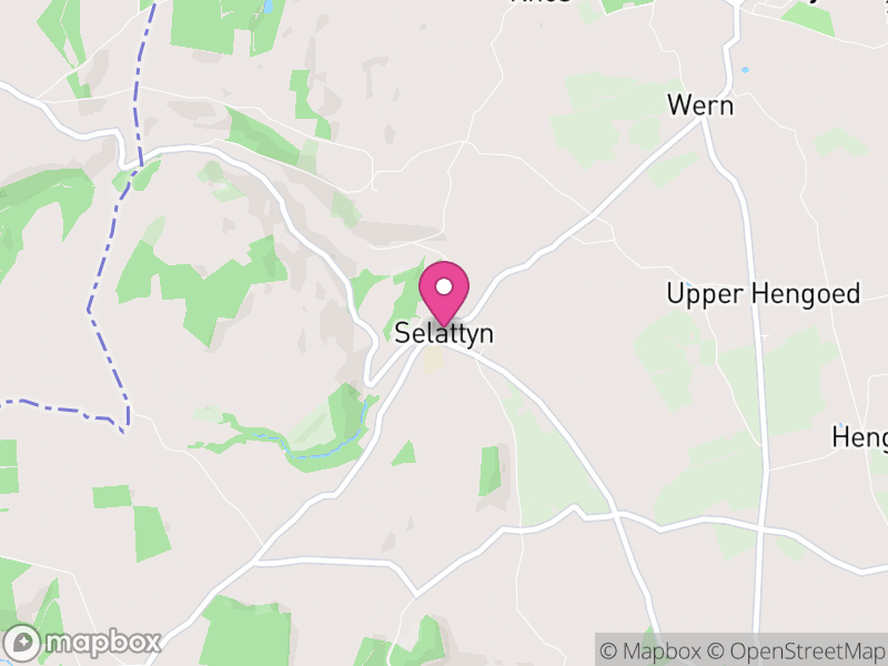 Map of Selattyn and Gobowen, England