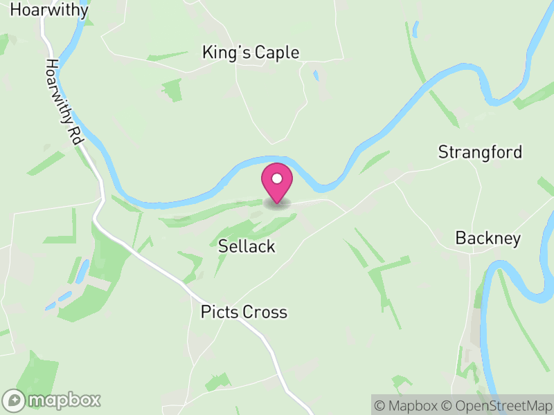 Map of Sellack, Herefordshire