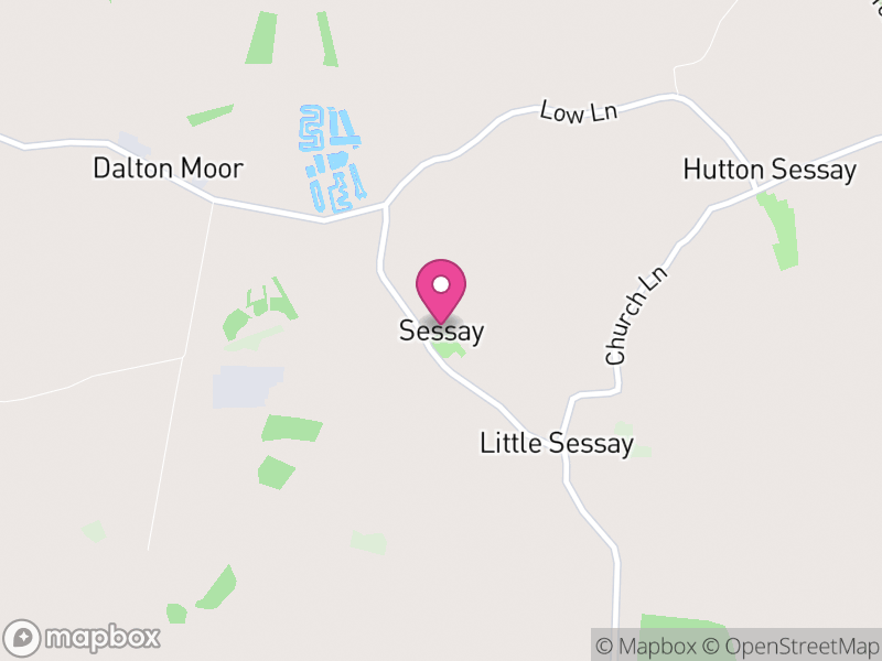 Map of Sessay, North Yorkshire