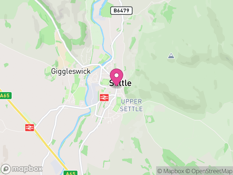 Map of Settle, North Yorkshire