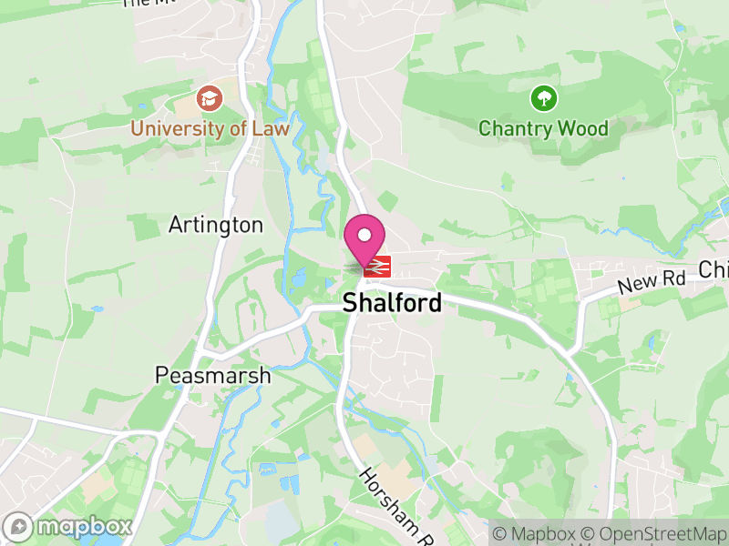 Map of Shalford, Braintree