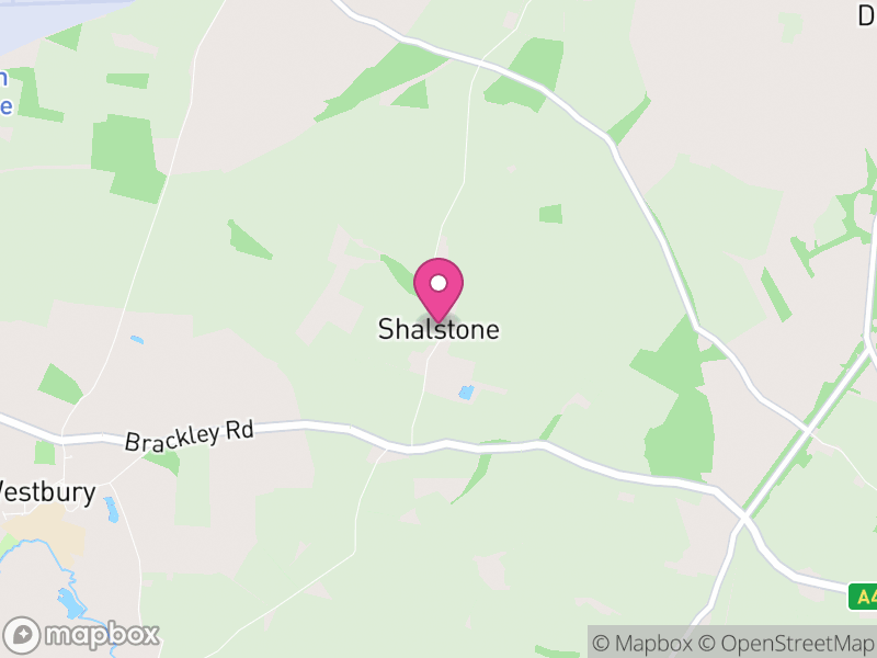 Map of Shalstone, Buckinghamshire