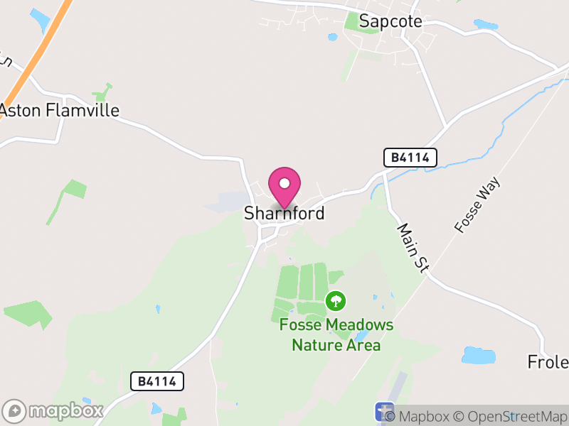 Map of Sharnford, Blaby