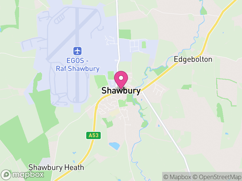 Map of Shawbury, England