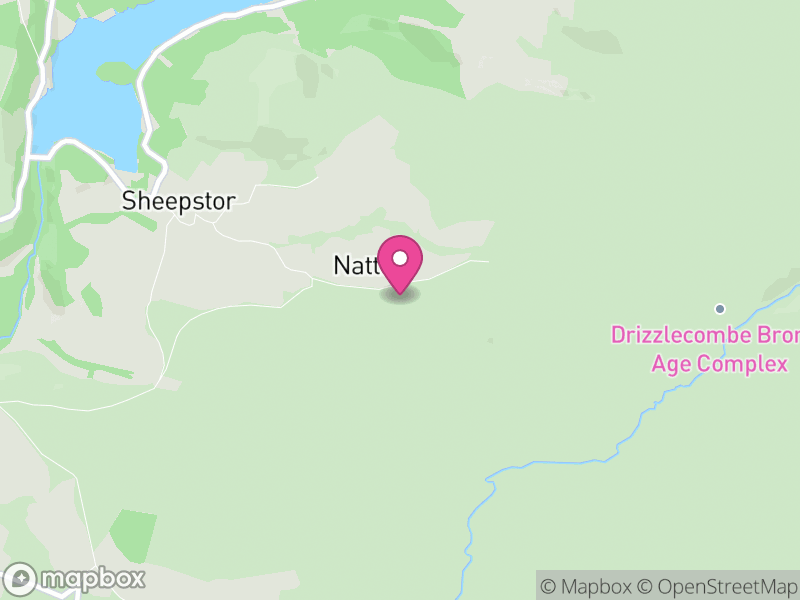 Map of Sheepstor, West Devon