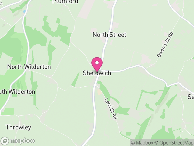 Map of Sheldwich, Swale