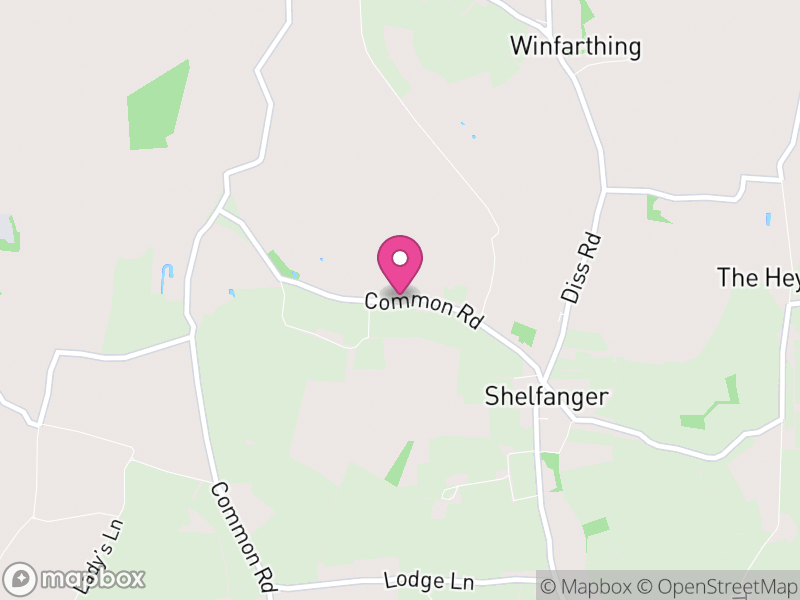 Map of Shelfanger, South Norfolk