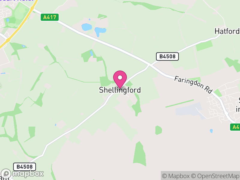 Map of Shellingford, Vale of White Horse