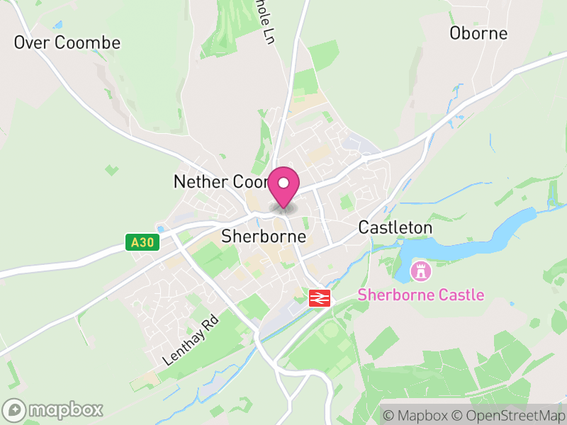 Map of Sherborne, Cotswold