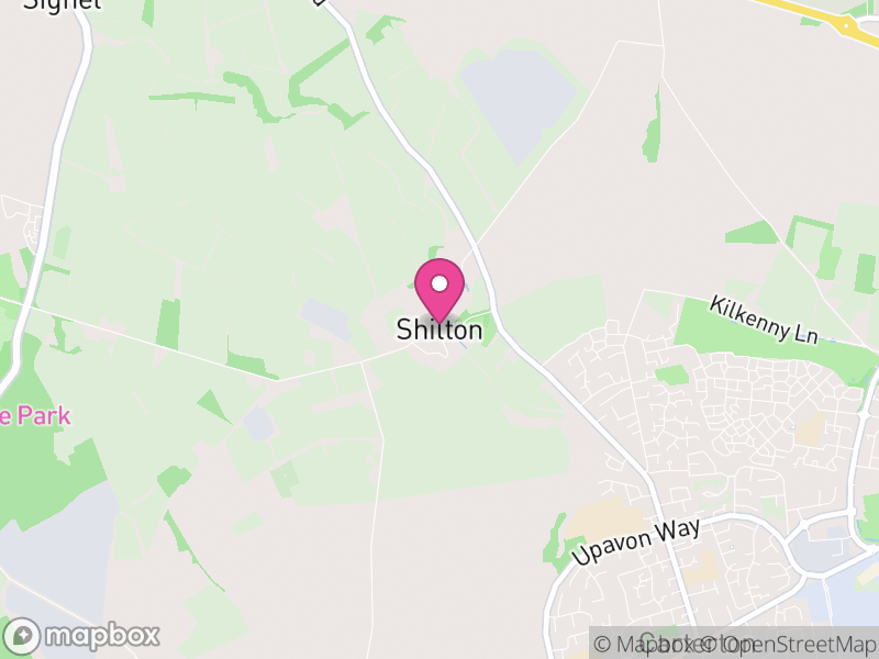 Map of Shilton, West Oxfordshire