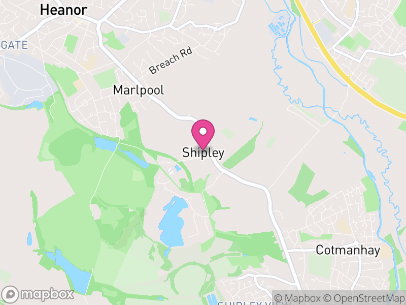Map of Shipley, Amber Valley