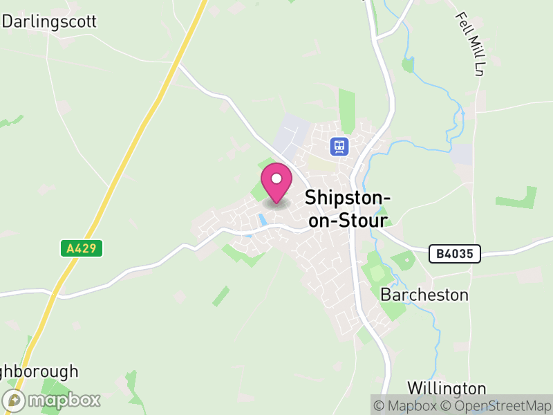 Map of Shipston on Stour, Stratford-on-Avon