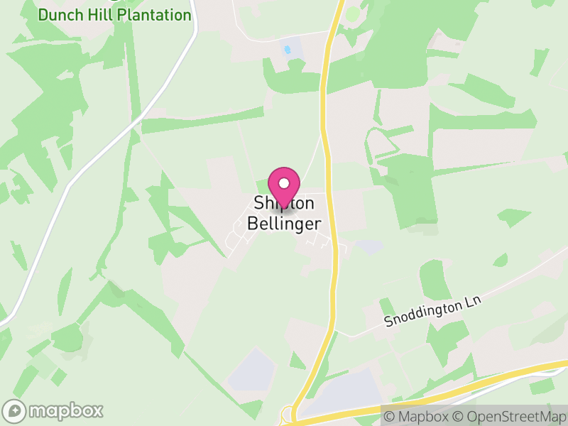 Map of Shipton Bellinger, Test Valley