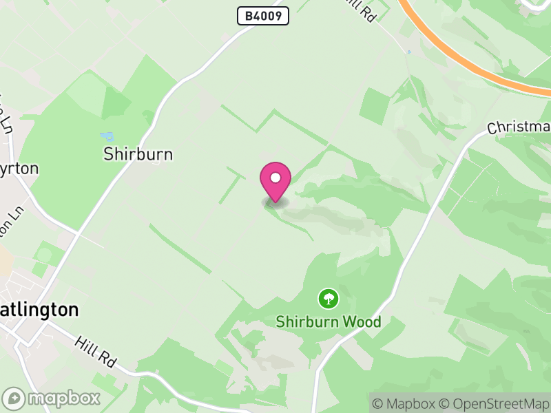 Map of Shirburn, South Oxfordshire