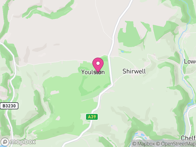 Map of Shirwell, North Devon