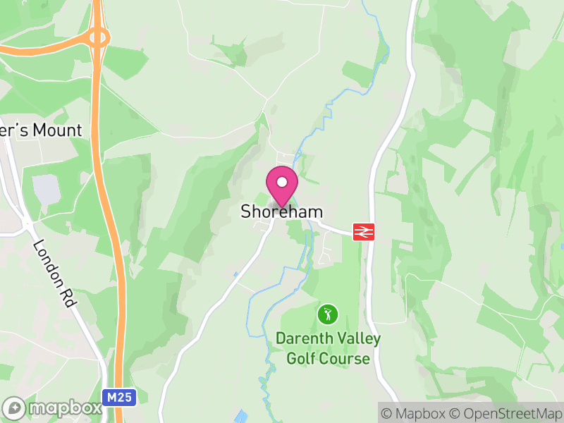 Map of Shoreham, Sevenoaks