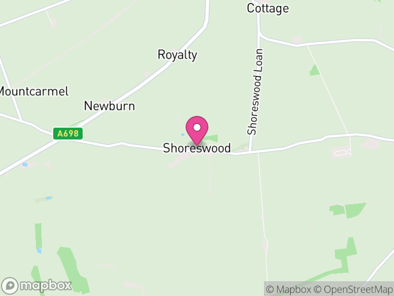 Map of Shoreswood, Northumberland