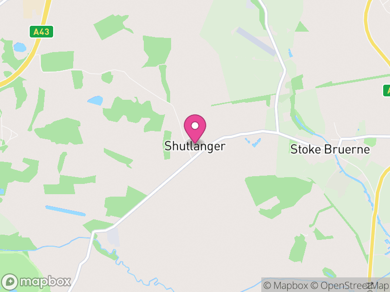 Map of Shutlanger, West Northamptonshire