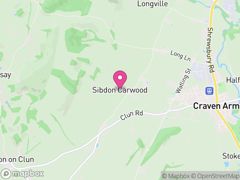 Map of Sibdon Carwood, England