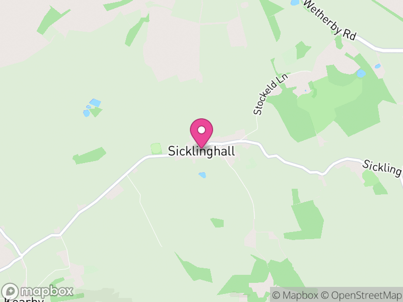 Map of Sicklinghall, North Yorkshire