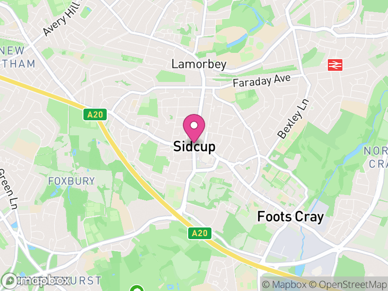 Map of Sidcup