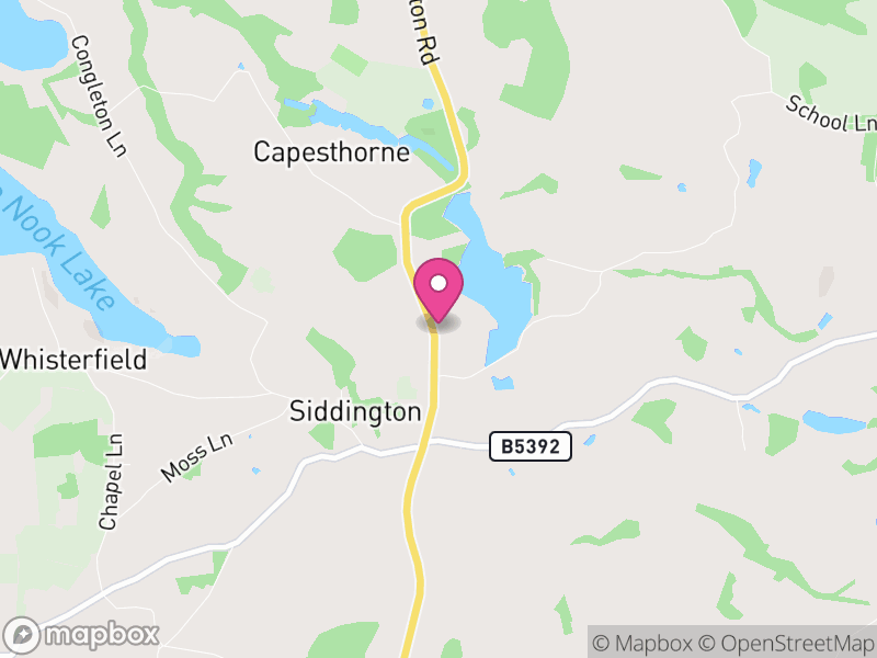 Map of Siddington, Cheshire East