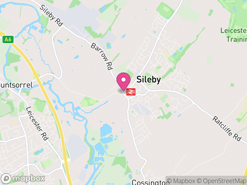 Map of Sileby, Charnwood