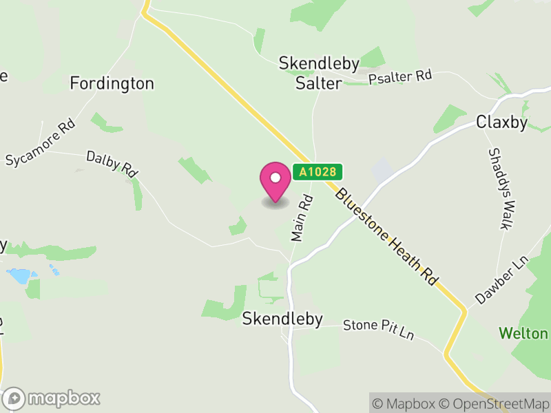 Map of Skendleby, East Lindsey