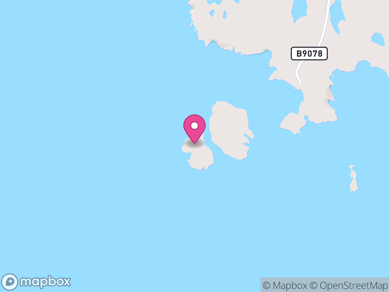 Map of Skerry of Eshaness, Shetland Islands