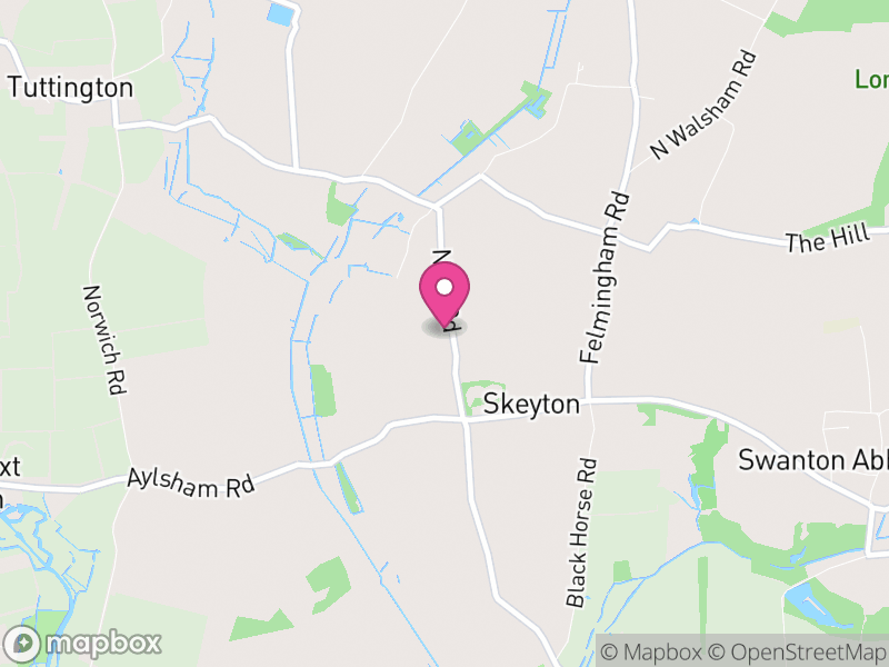Map of Skeyton, North Norfolk