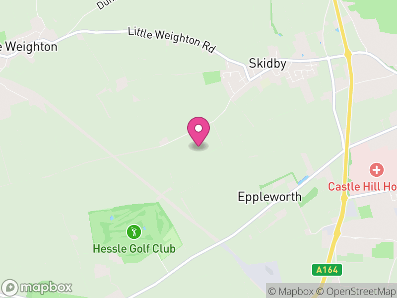 Map of Skidby, East Riding of Yorkshire