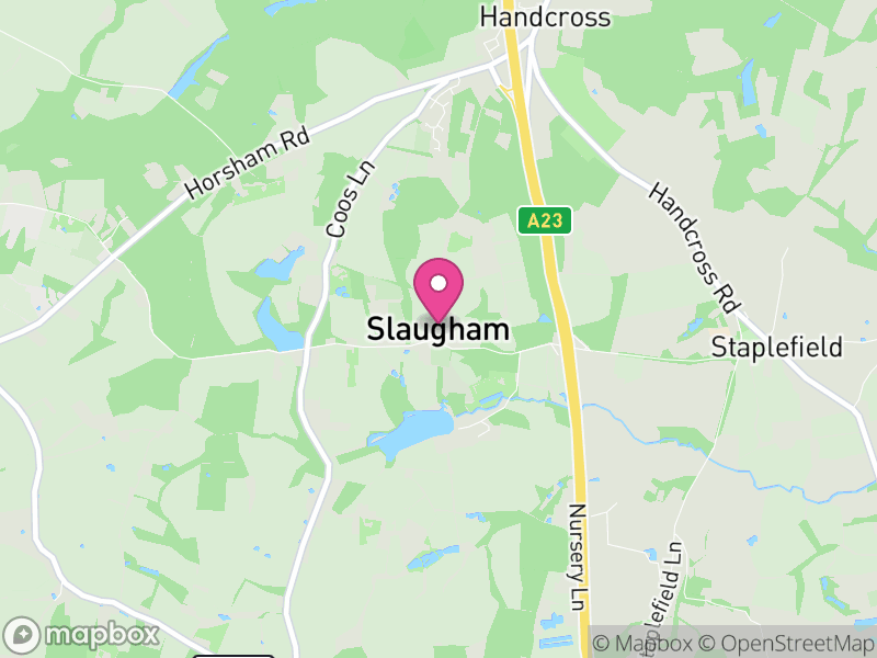 Map of Slaugham, Mid Sussex